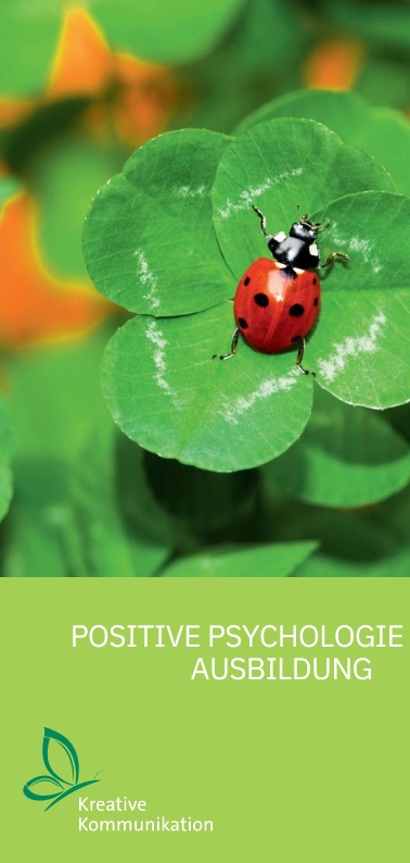 Flyer zur Ausbildung Positive Psychologie